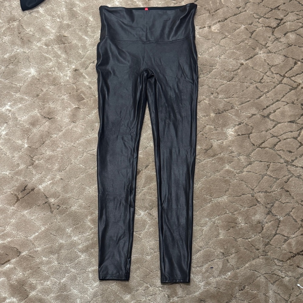 Spanx Black High-Waisted Leggings